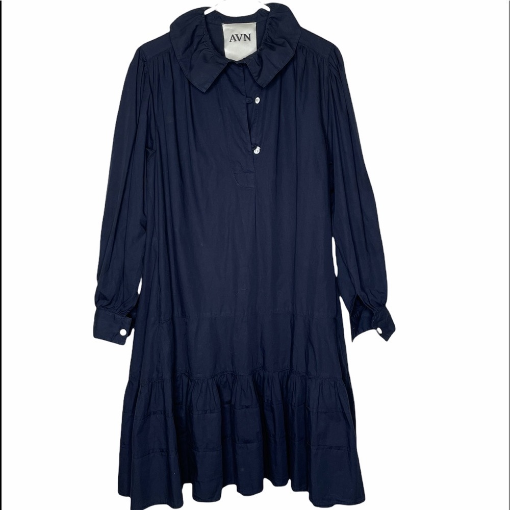 AVN Italy Blue Dress With Pockets